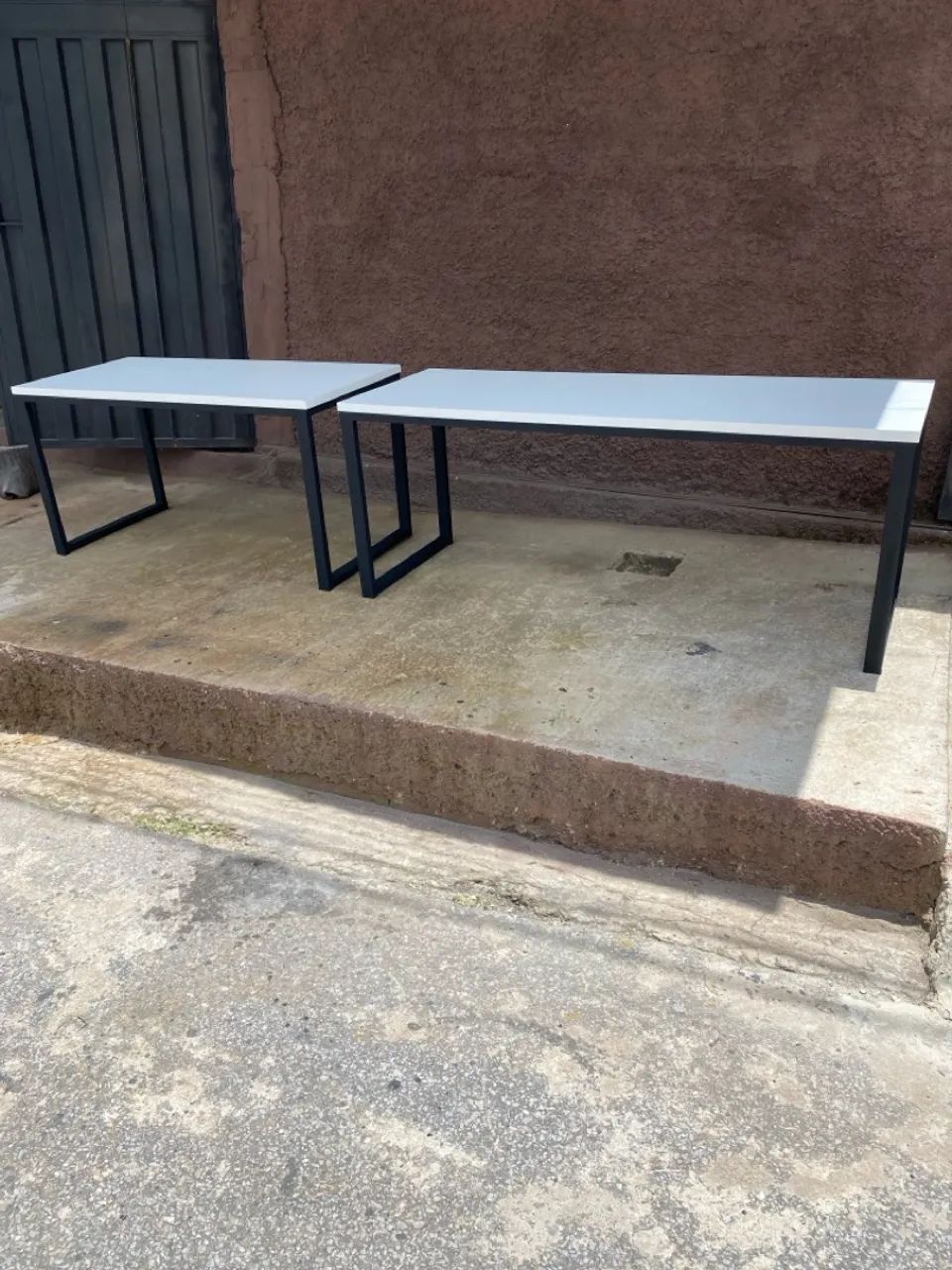 Mesa estilo industrial, mdf com espessura de 30 mm