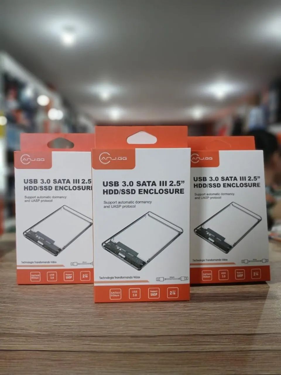 Case para HDD/SSD USB 3.0