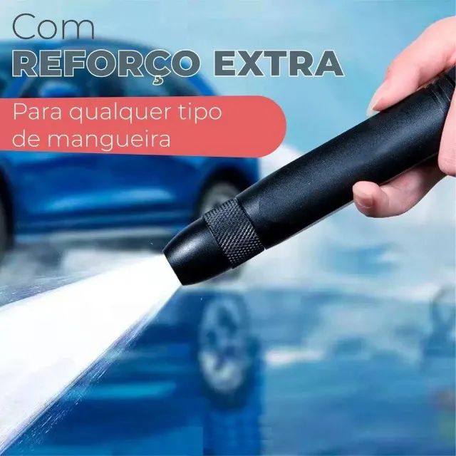 Bico Esguicho De Alta Pressão Para Torneira Mangueira Lavagem De Carros Moto Rega Jardim  - Foto 5