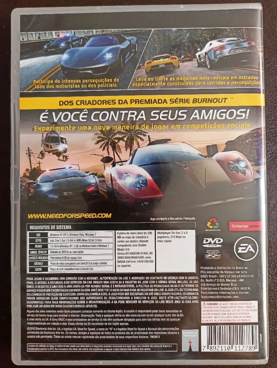 Need for Speed Hot Pursuit PC Original + Brinde - Foto 2