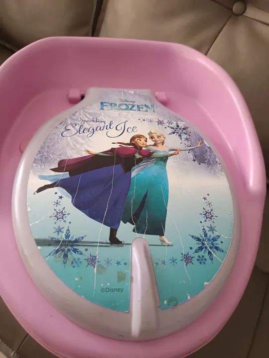 Penico Infantil Rosa e Lilás - Foto 3