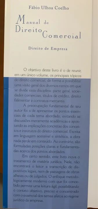 Livro: Manual de Direito Comercial - Foto 3