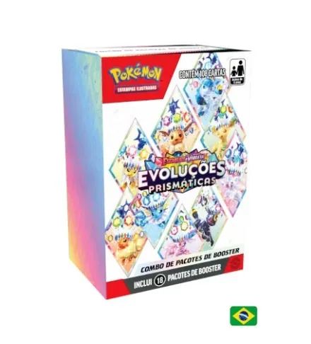 Box Booster Evoluções Prismáticas 18x - Escarlate e Violeta PT-BR