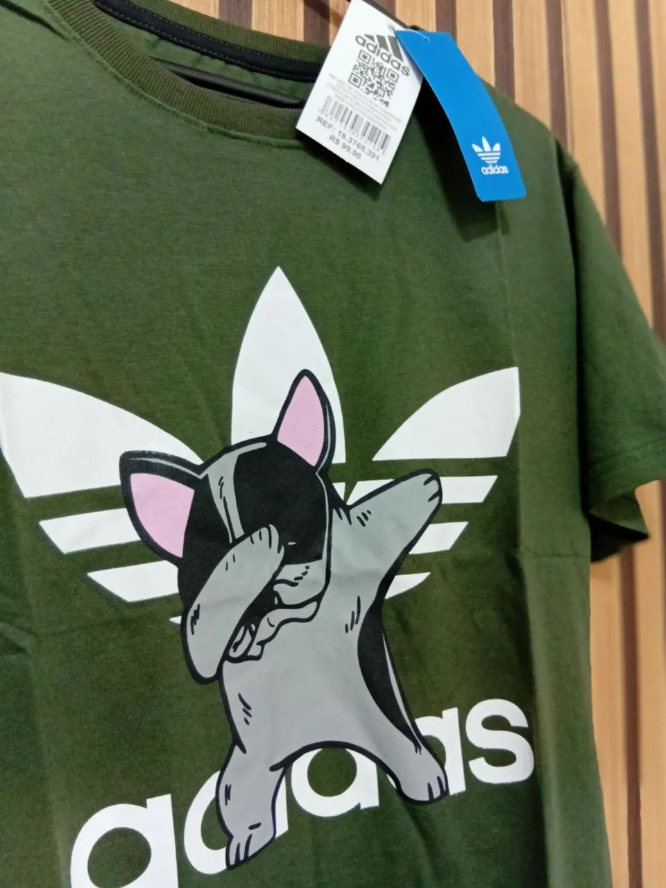 Camiseta Adidas Original Tam. M - Foto 2