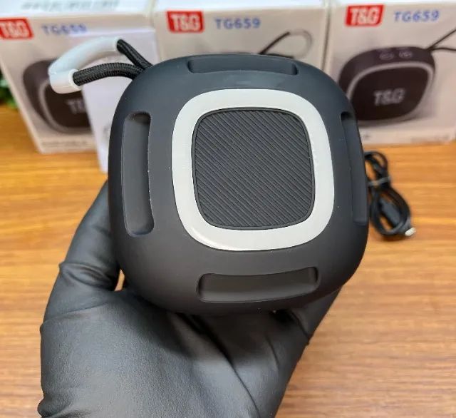 Caixa de Som Bluetooth T&G 659 - Com Rádio FM, Pendrive e Tecnologia TWS, Entrega Grátis - Foto 4