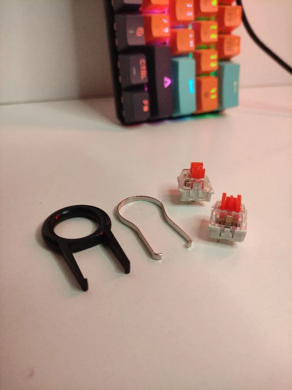 Teclado Mecânico MK61+2 Switchs Reservas!! - Foto 3