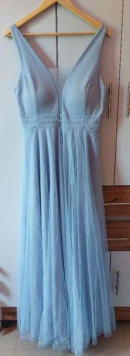 Vestido de festa Azul Serenity