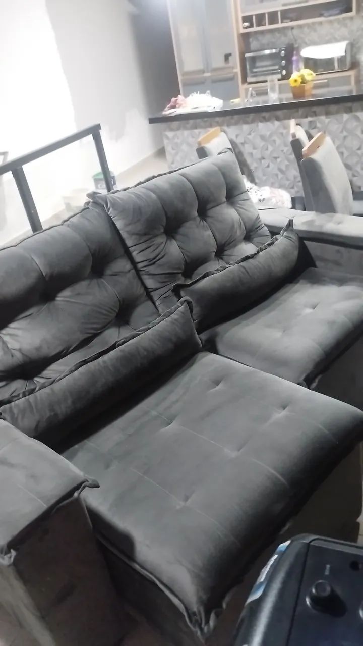 Vendo sofá retrátil big fofão novo64842833271427120