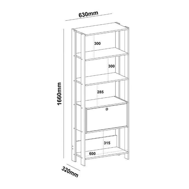 Conjunto Estante Livros + Rack para TV até 75" 180m | Fazemos Entrega - Foto 4
