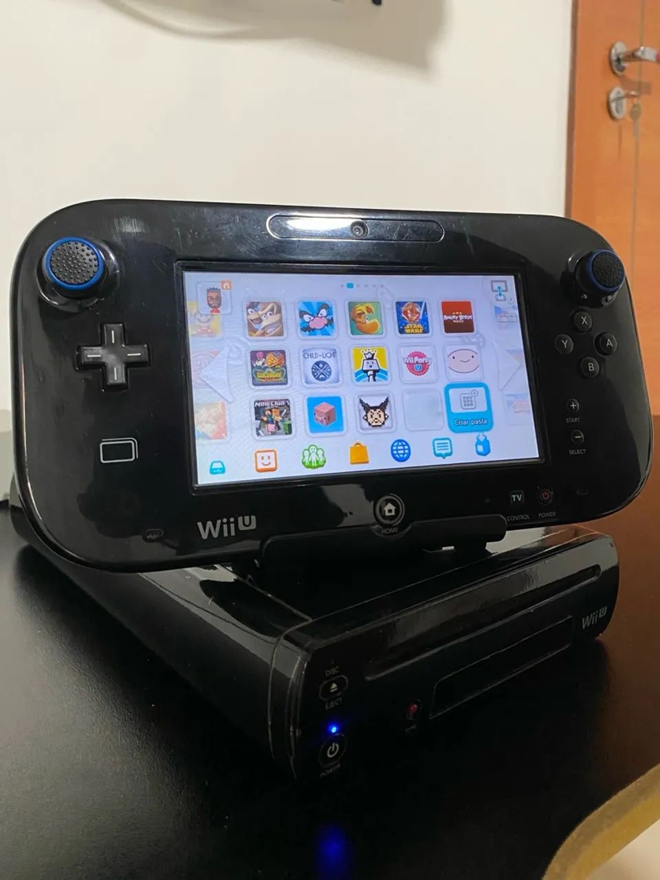 Nintendo Wii U Deluxe 32gb Desbloqueado (Aroma) + HD 500gb com 47 jogos +  Lojinha ativa - Foto 3