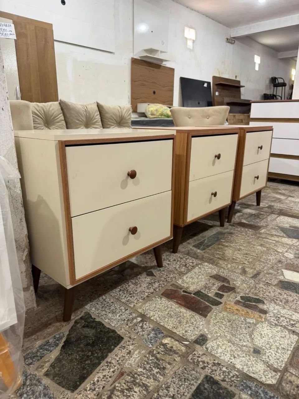 CRIADO MUDO RETRÔ 100% MDF - Foto 3