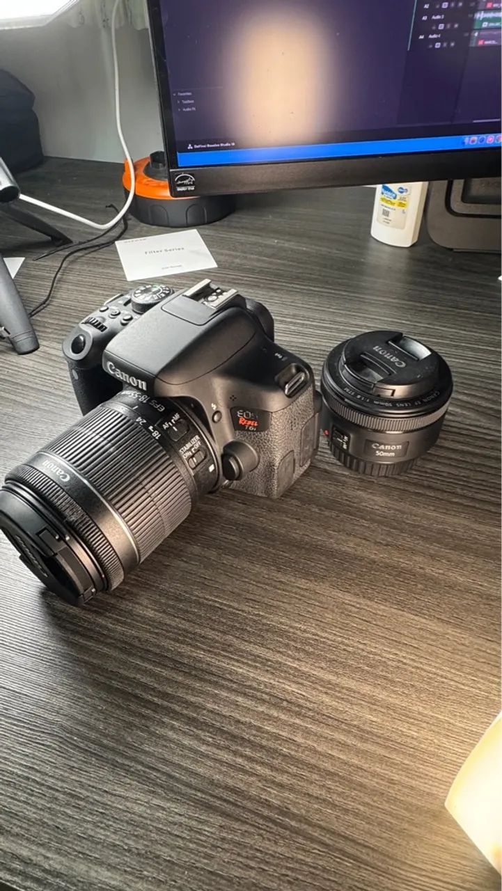 Canon t6i + lente 18-55mm + lente 50mm 1.8 - Foto 6