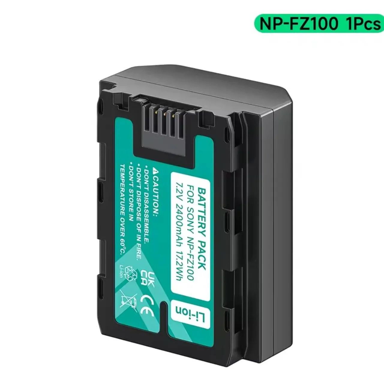 Bateria Np-Fz100 Palo 2400 Mah Sony Fx30 A7Iii A9 A6700 Fx30 A9R A7Riii A7Cii Zve10 Mkii