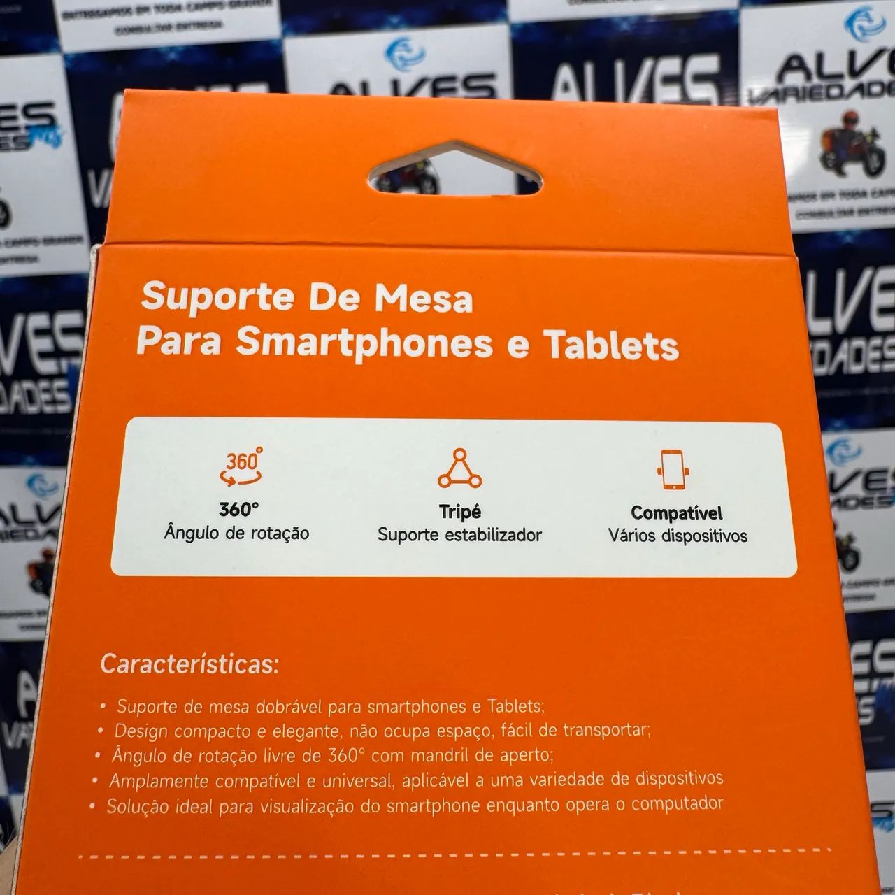 Suporte para celular tablet e iPad portátil de mesa - Foto 2