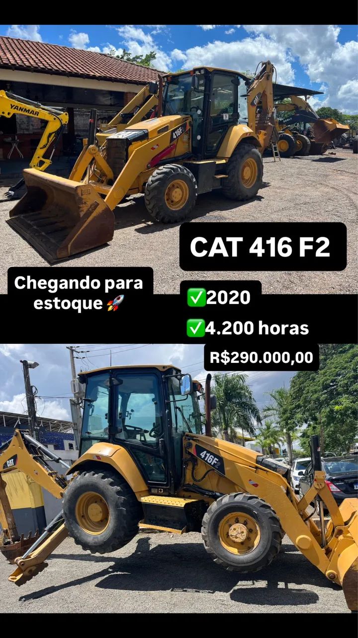 Retroescavadeira CAT 416  - Foto 2