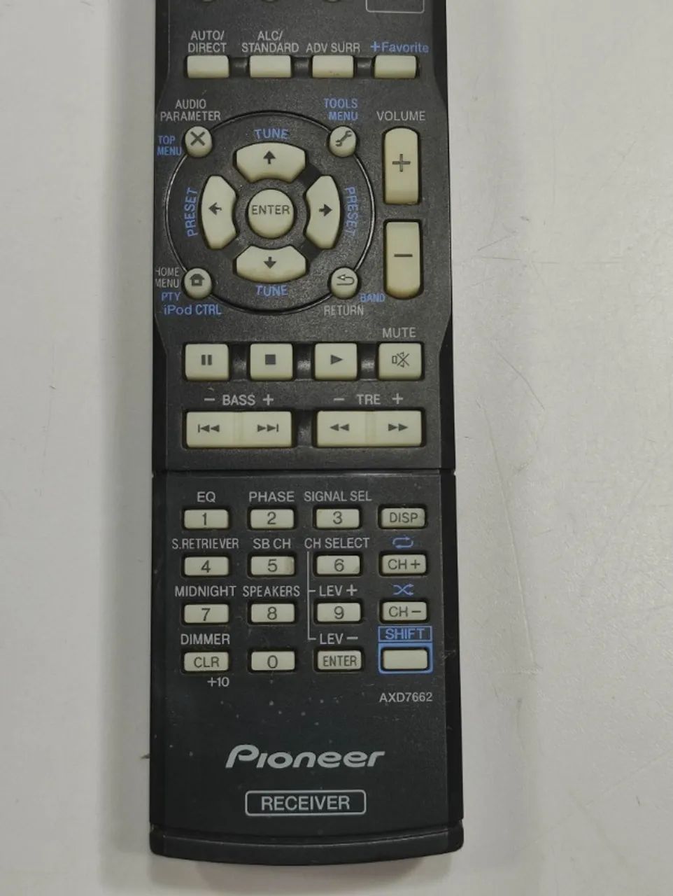 Controle Remoto Receiver Pioneer Axd7622 Ok S/tampa E4r Preto (Usado) - Foto 4