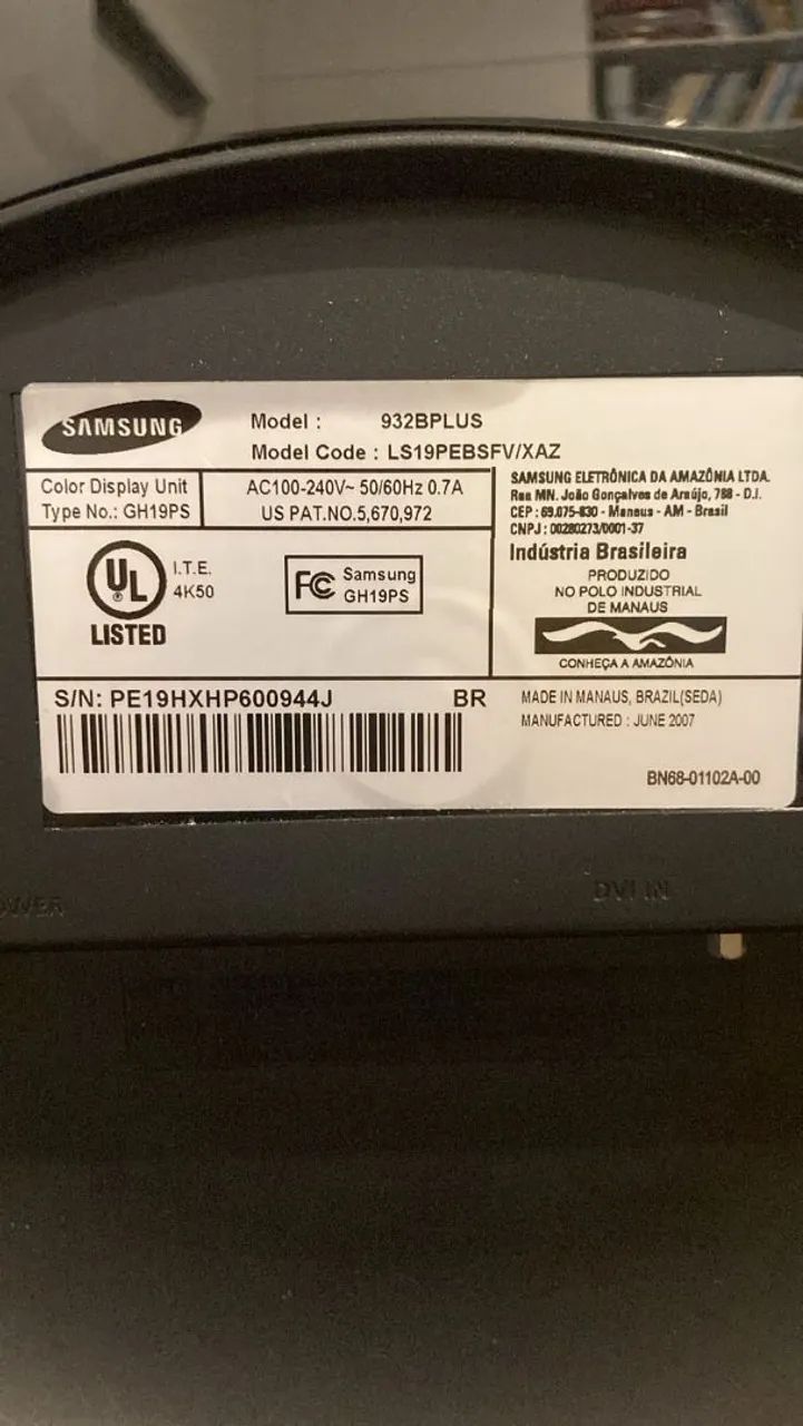 Samsung SyncMaster 932B LCD Digital (1280 x 1024) 5ms - Foto 2