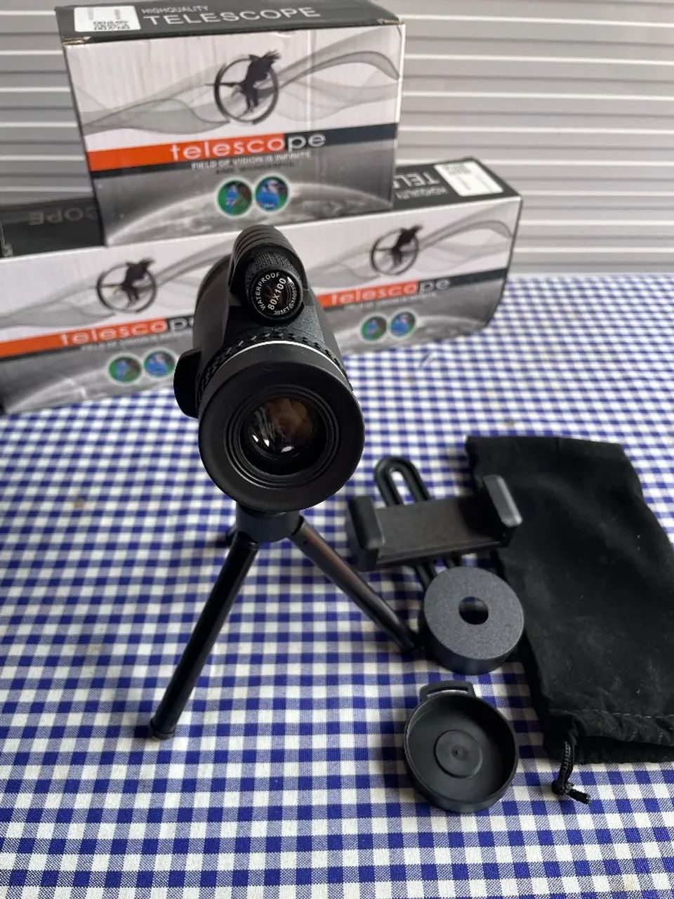 Monóculo Profissional com Tripé + Suporte para Celular - Foto 4