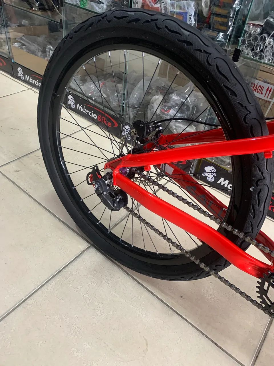 Bicicleta aro 26 Gios 4ALL Vermelha !  - Foto 3
