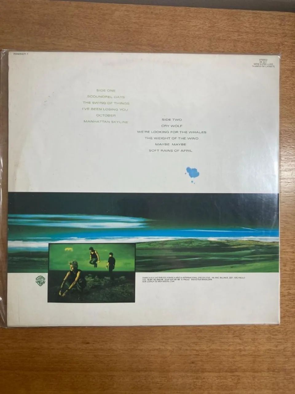 LP/Vinil A - Ha - " Scoundrel days " - 1986 - raridade - Foto 2