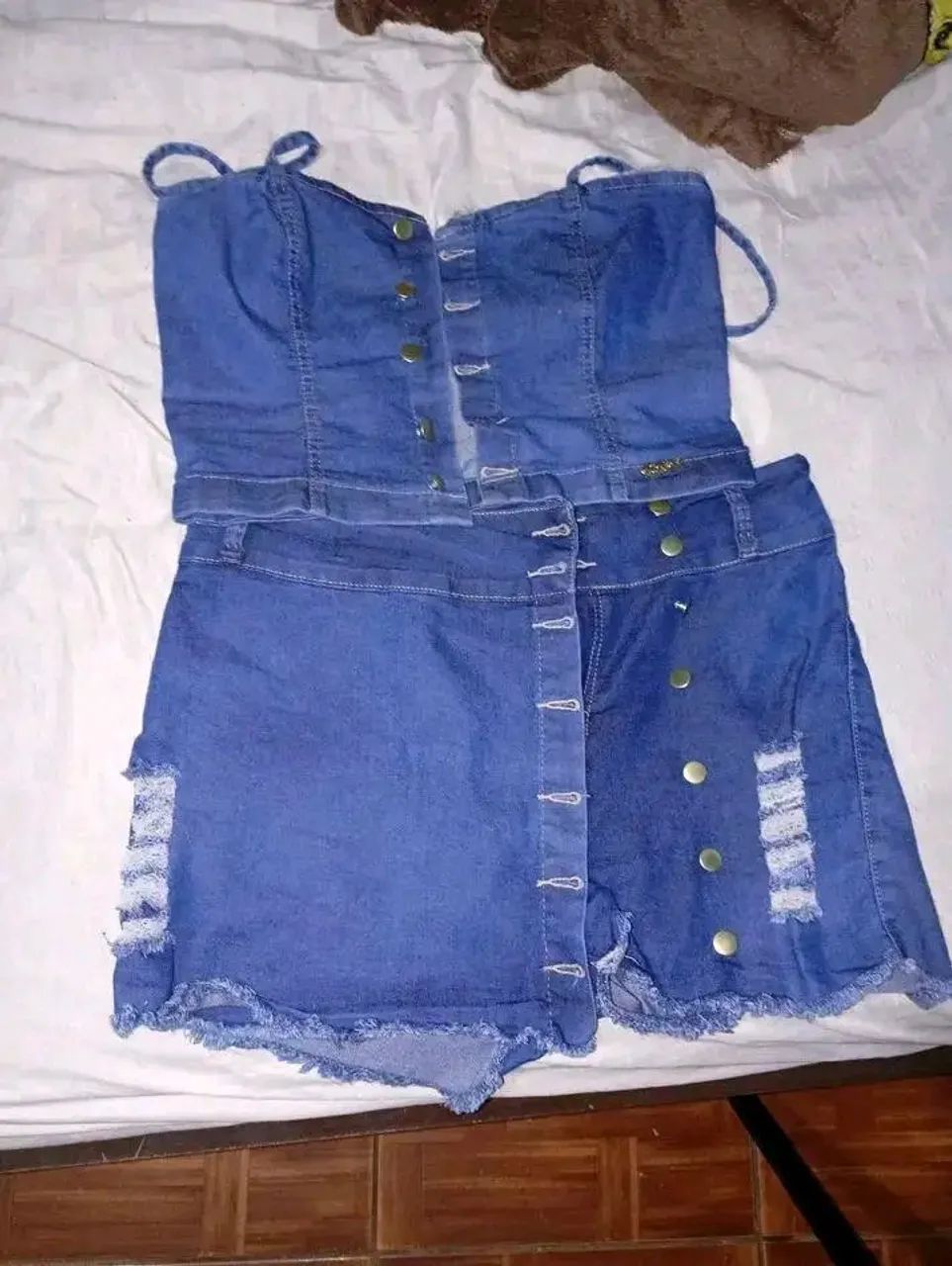 Conjunto jeans Lycra 