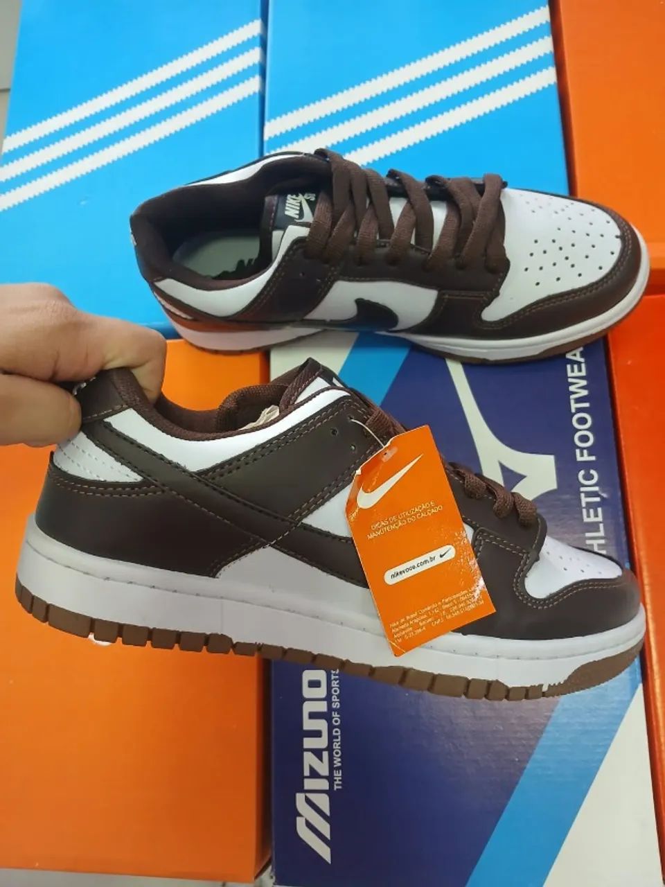TÊNIS NIKE SB DUNK LOW MARROM NUMERAÇÃO 39-40