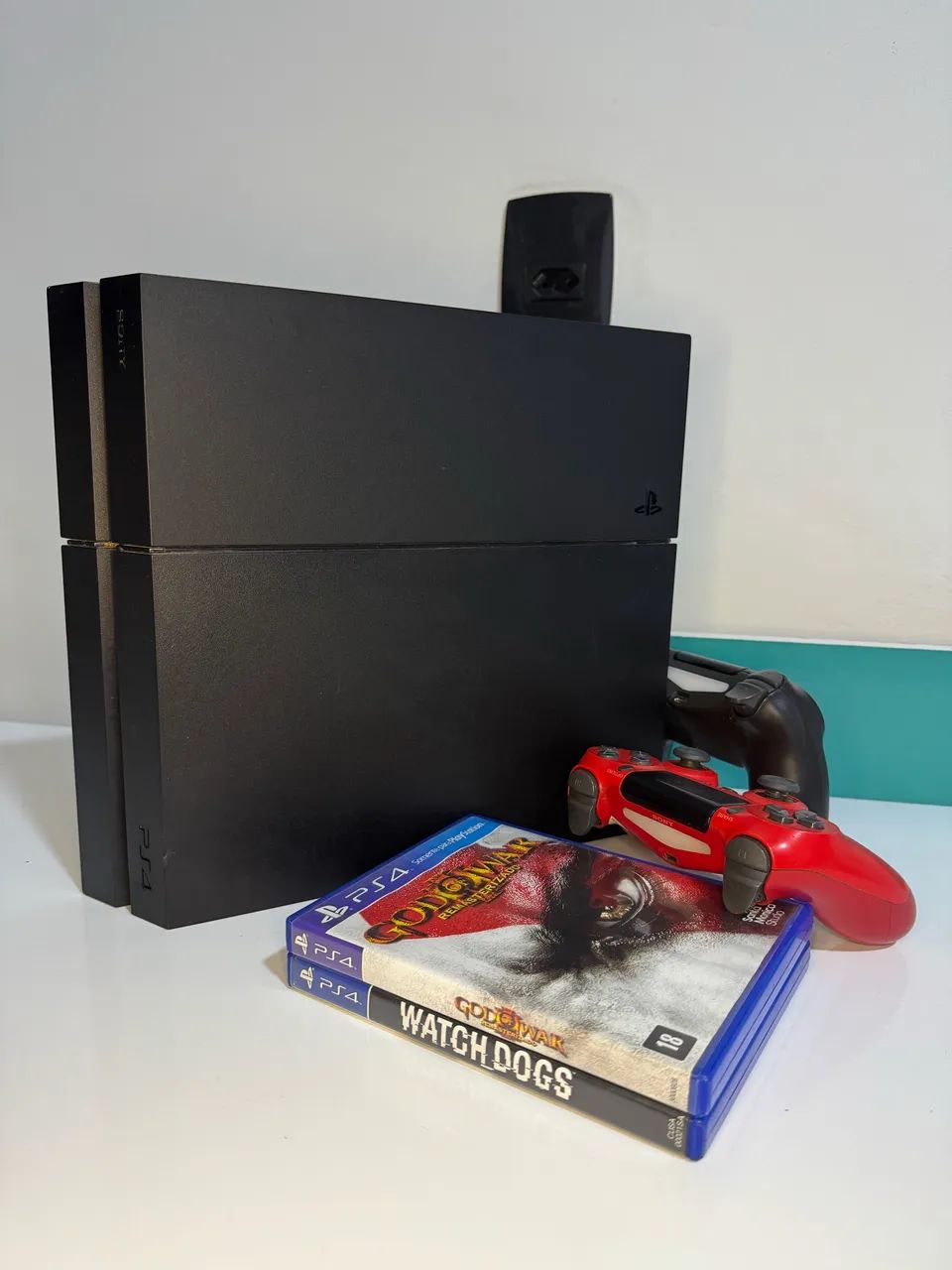 Ps4 com 32 jogos e 2 controles  - Foto 5