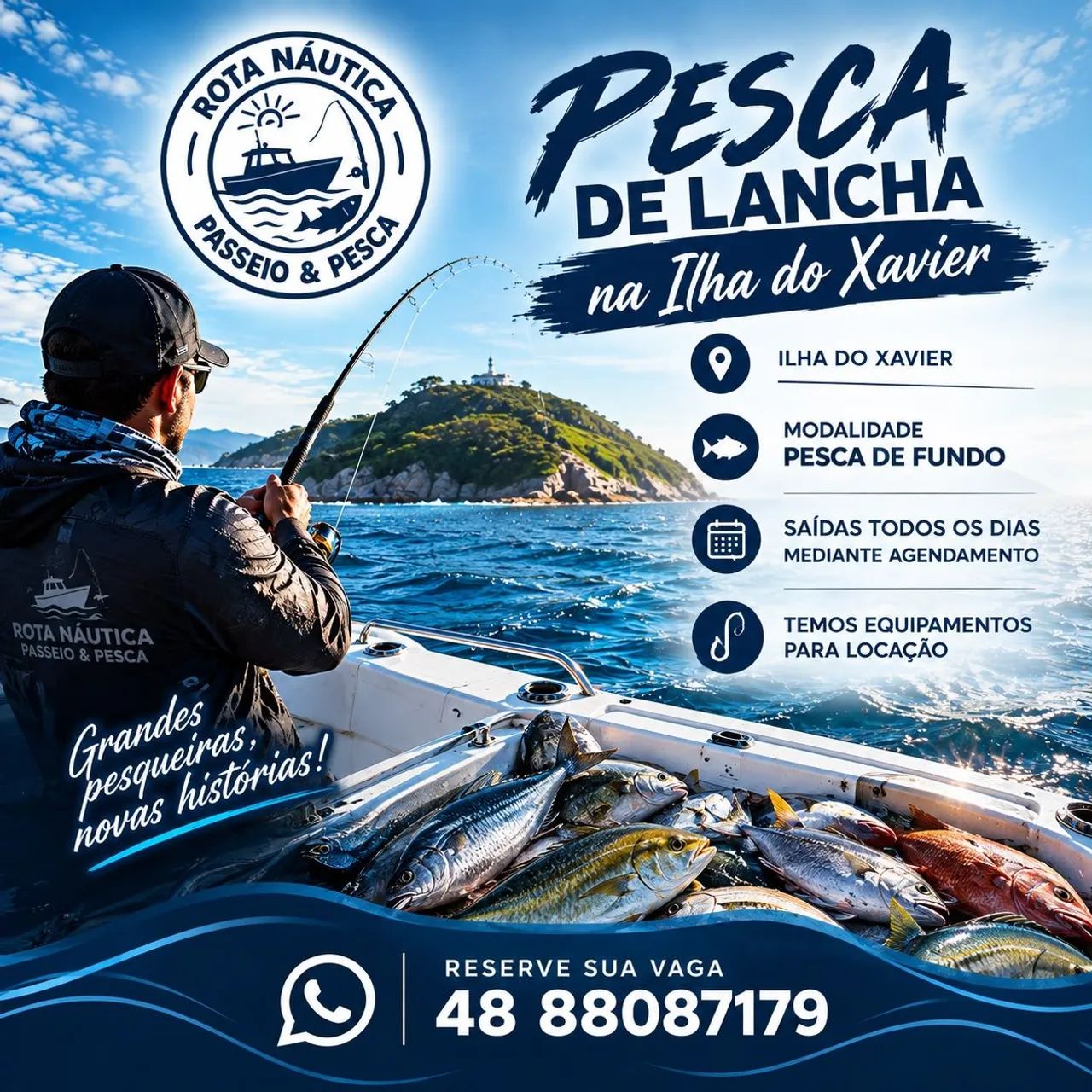 Pesca no mar Florianópolis  - Foto 3