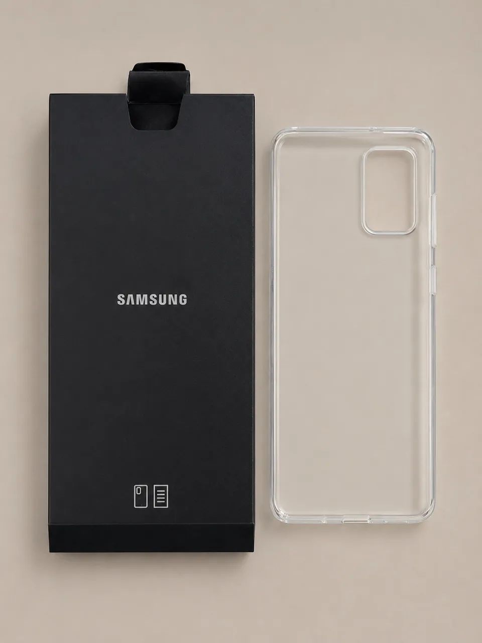 Capinha Original Samsung Transparente com Caixa Original