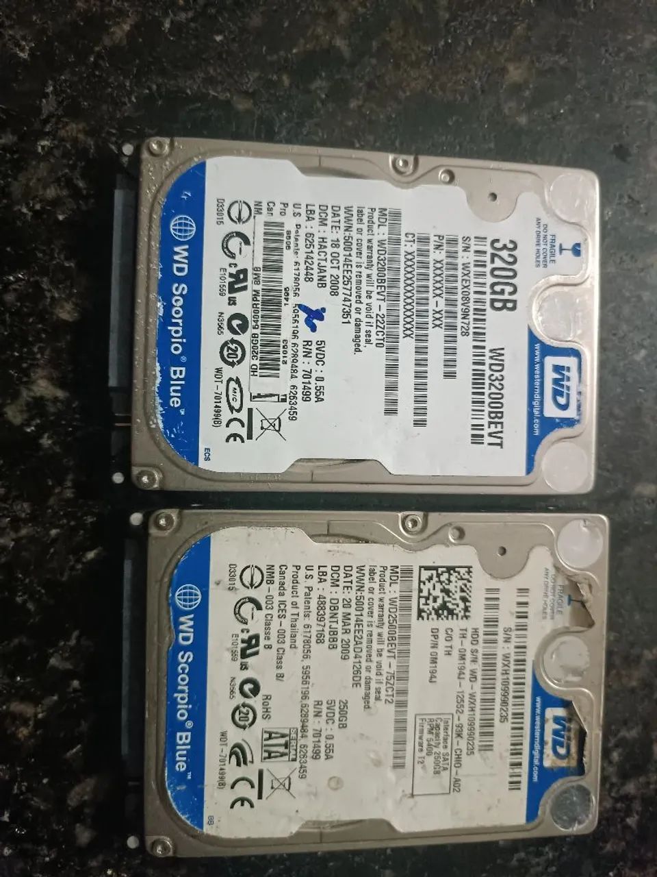 vendo dois HD internos de Xbox com jogos 