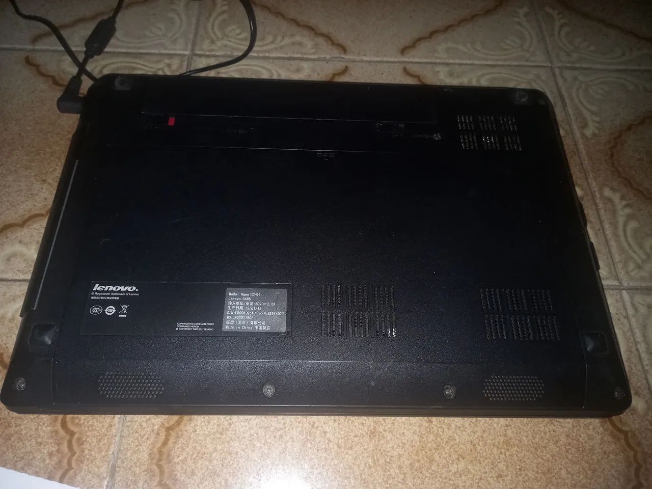 Notebook Lenovo G485