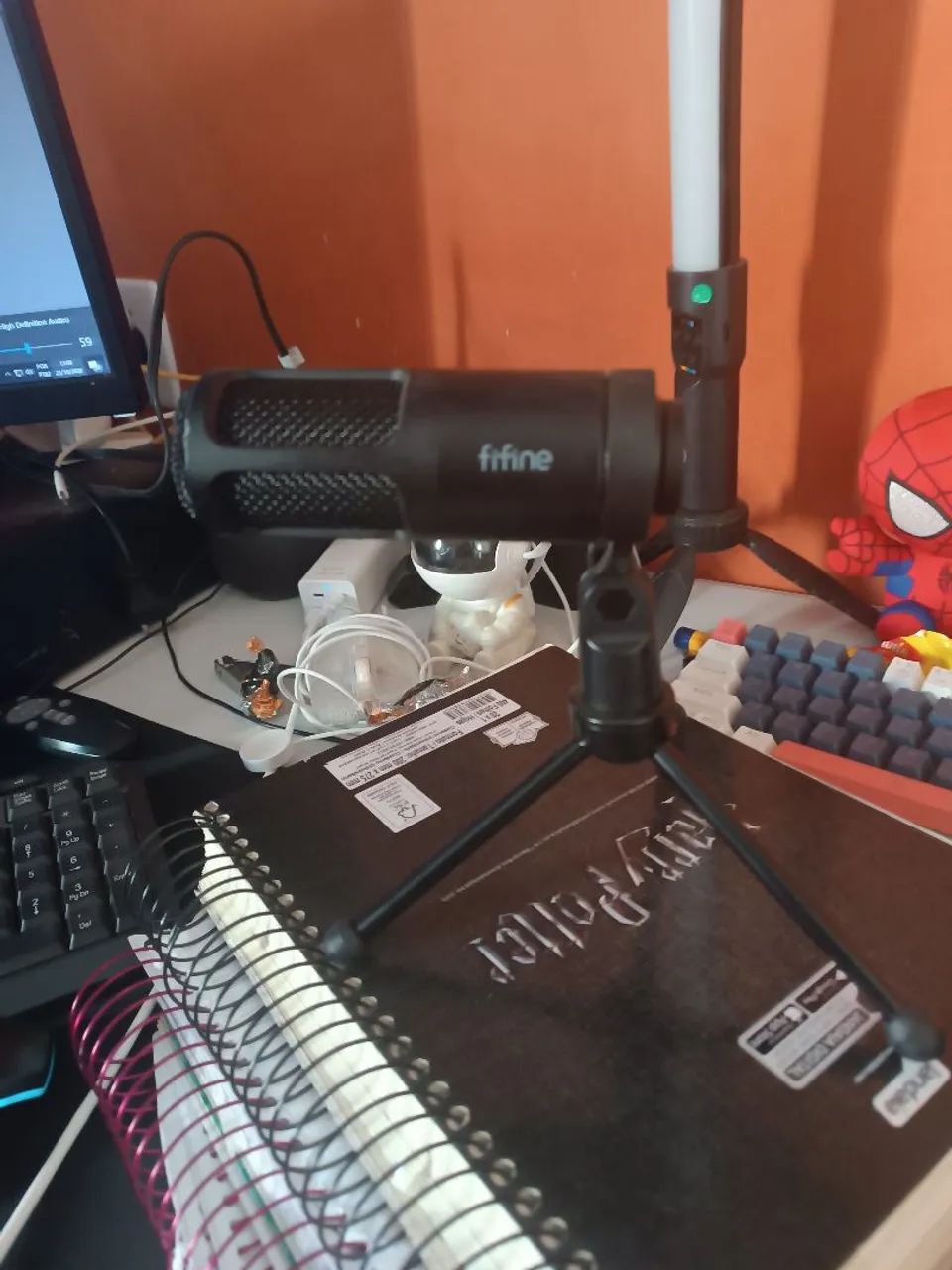 Microfone Fifine k669D novinho  - Foto 4