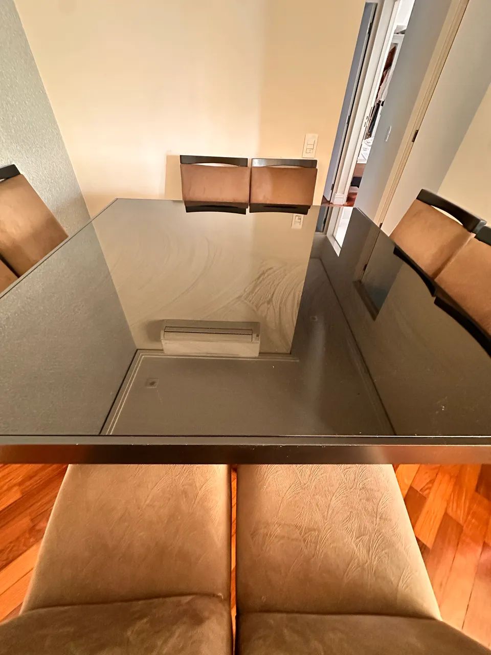 Mesa quadrada preta 1,40x1,40 - Foto 3