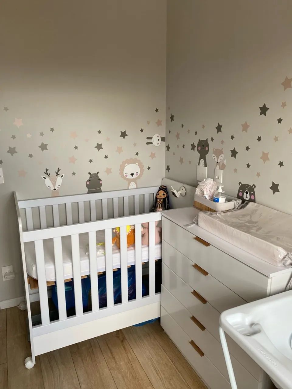 Berço 3 em 1 mini cama com colchão  - Foto 4