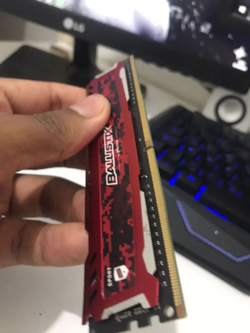 MEMÓRIA DDR4 Ballistix 8GB 2666Mhz