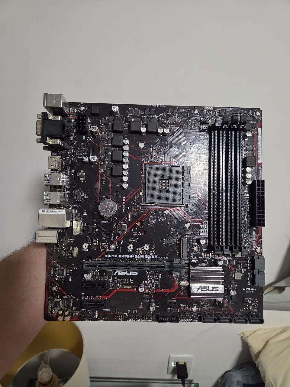 Placa mãe Asus B450M Gaming BR