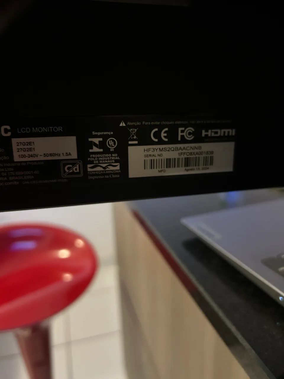 Monitor AOC 27 polegadas 100HZ IPS + Braço Articulado para até 2 monitores  - Foto 4