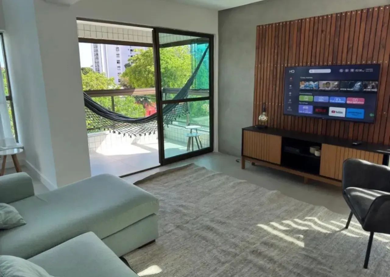 Lindo apartamento de 105 m² totalmente mobiliado e moderno próximo ao Parque do Poço - Foto 4