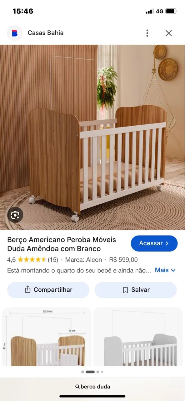 Berço duda 3 em 1 