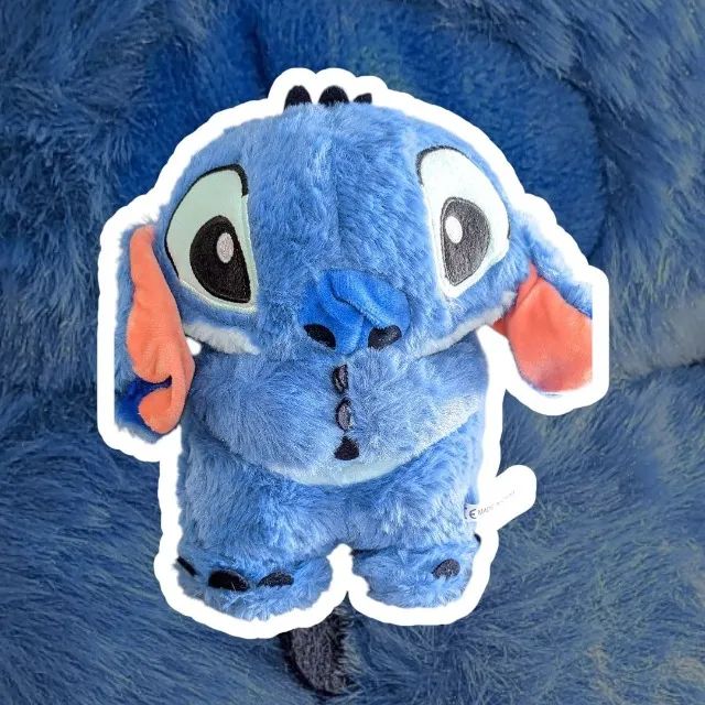 Stitch de pelúcia Que respira e Toca som