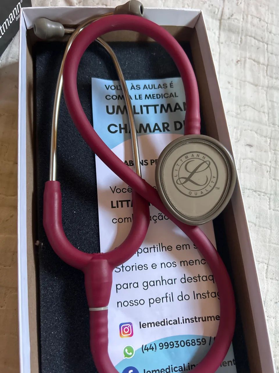 Vende-se estetoscópio Littmann Classic ||