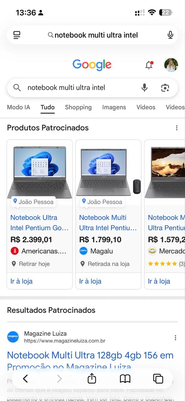 Notebook multi ultra intel  - Foto 2