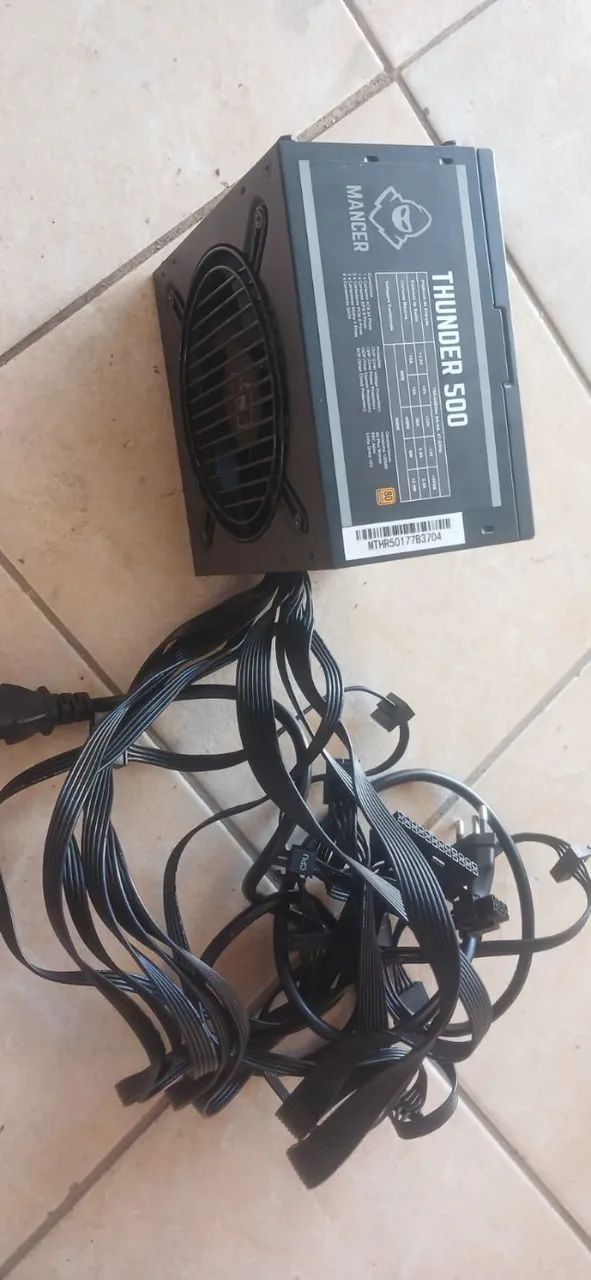 ? FONTE ATX MANCER THUNDER 500W - SEMINOVA - Foto 3