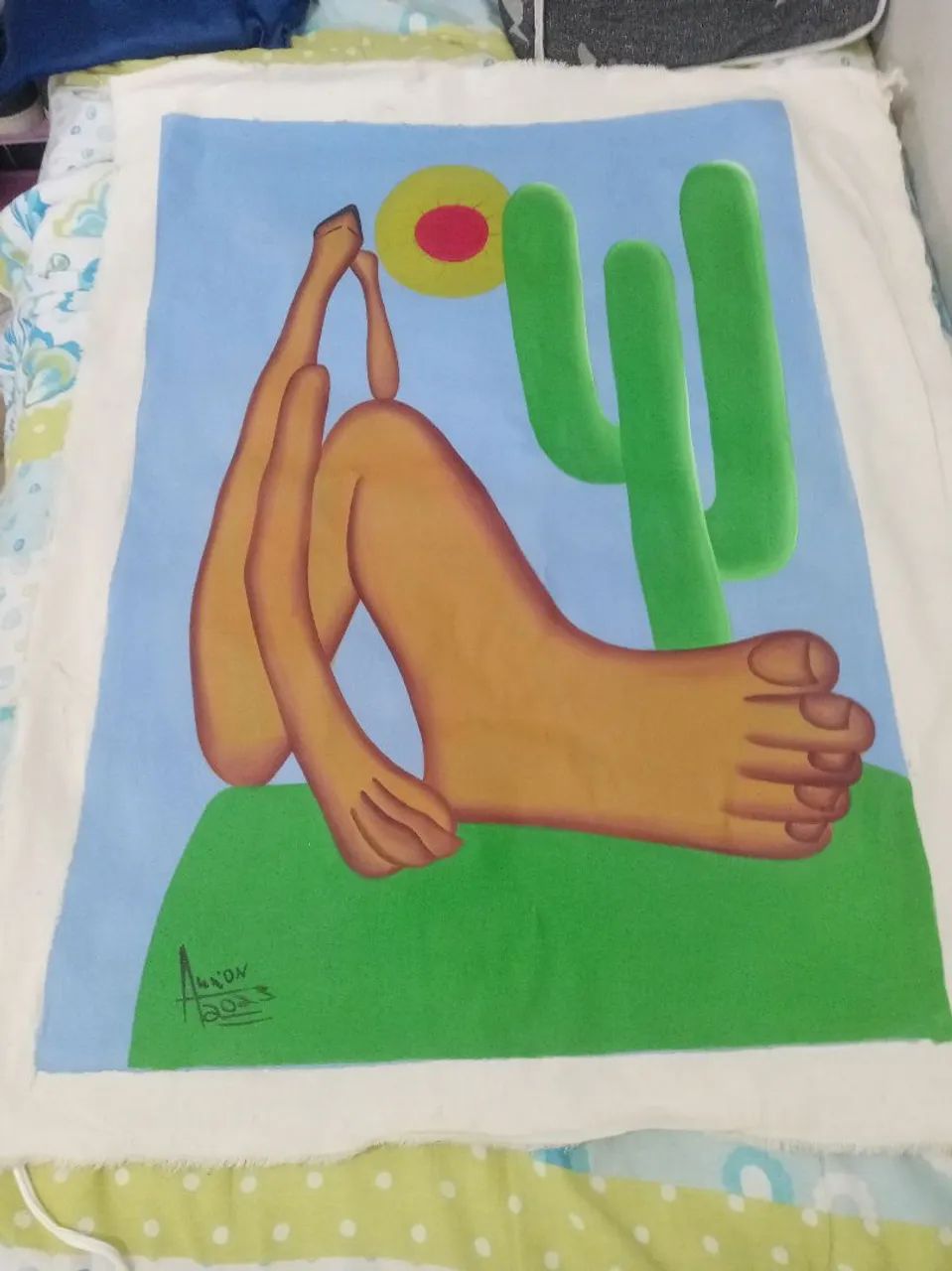 Pinturas em tecidos para fazer belos quadros