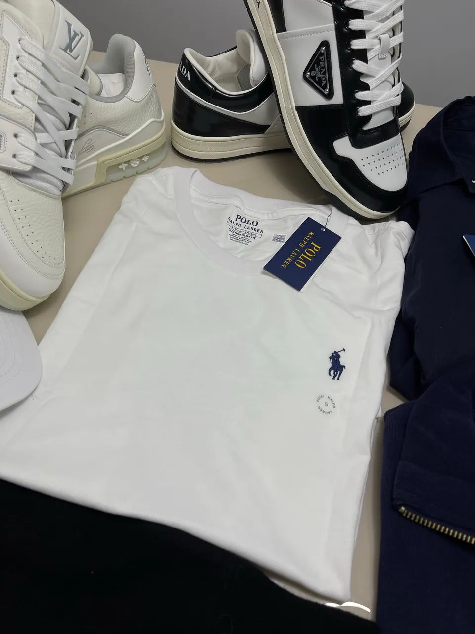 Camisa Básica Polo Ralph Lauren Branca