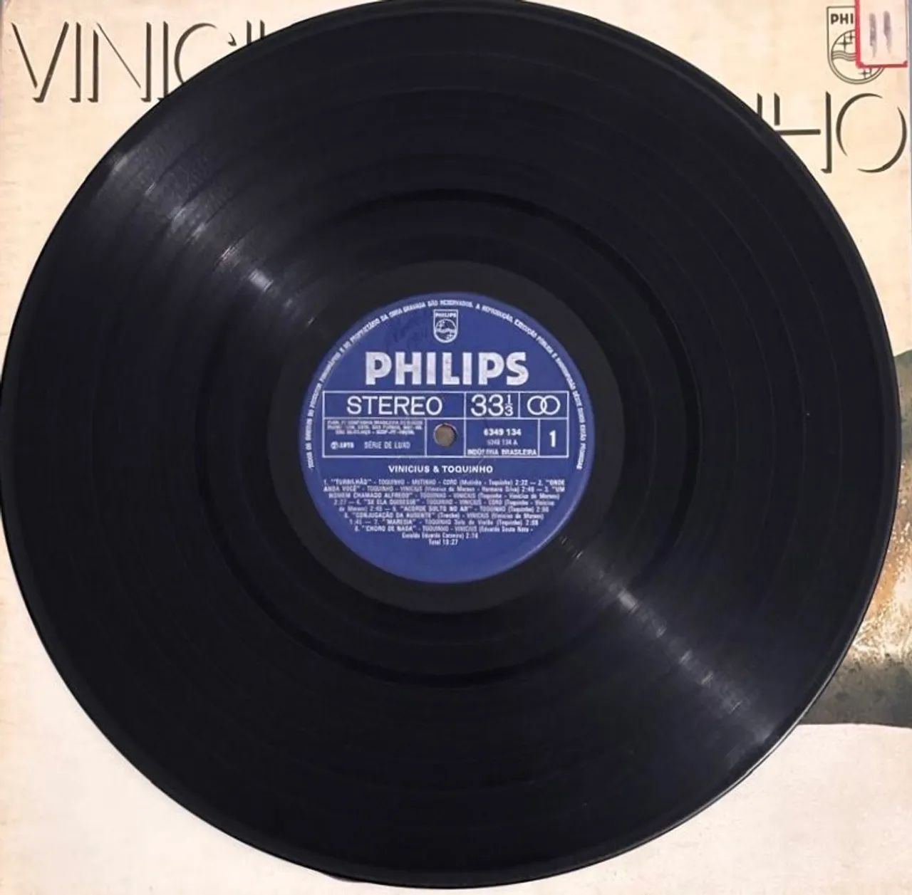 Toquinho e Vinicius de Moraes 1975 Lp Vinil - Foto 3