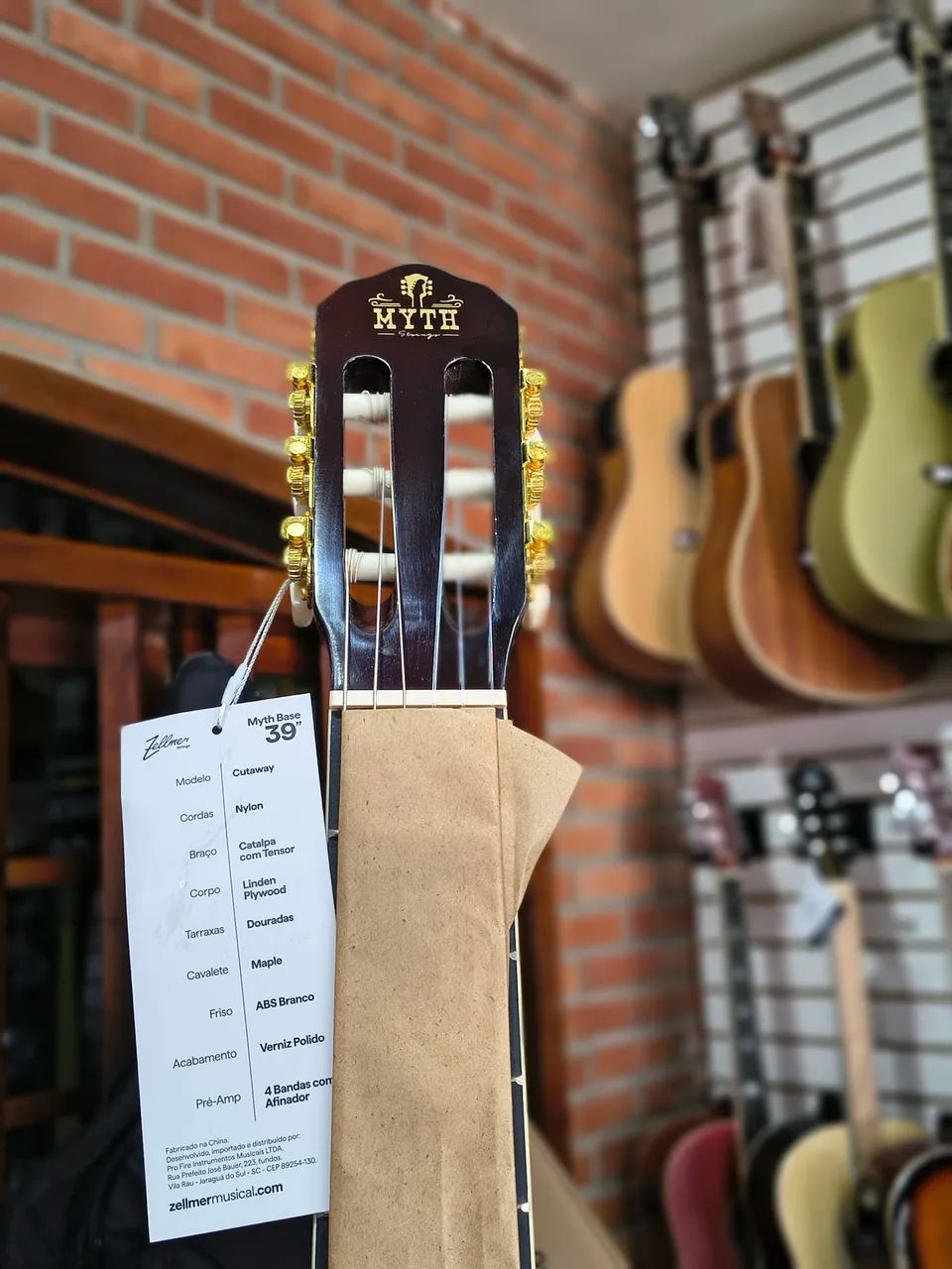 Violão clássico nylon ZELLMER com tensor (cores) - Foto 3