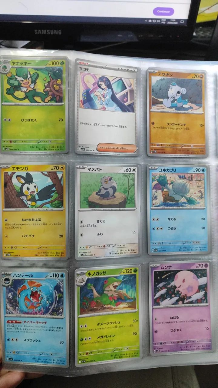 Diversas Cartas de Pokemon em japonês, vendidas separadamente valor a combinar !! - Foto 2