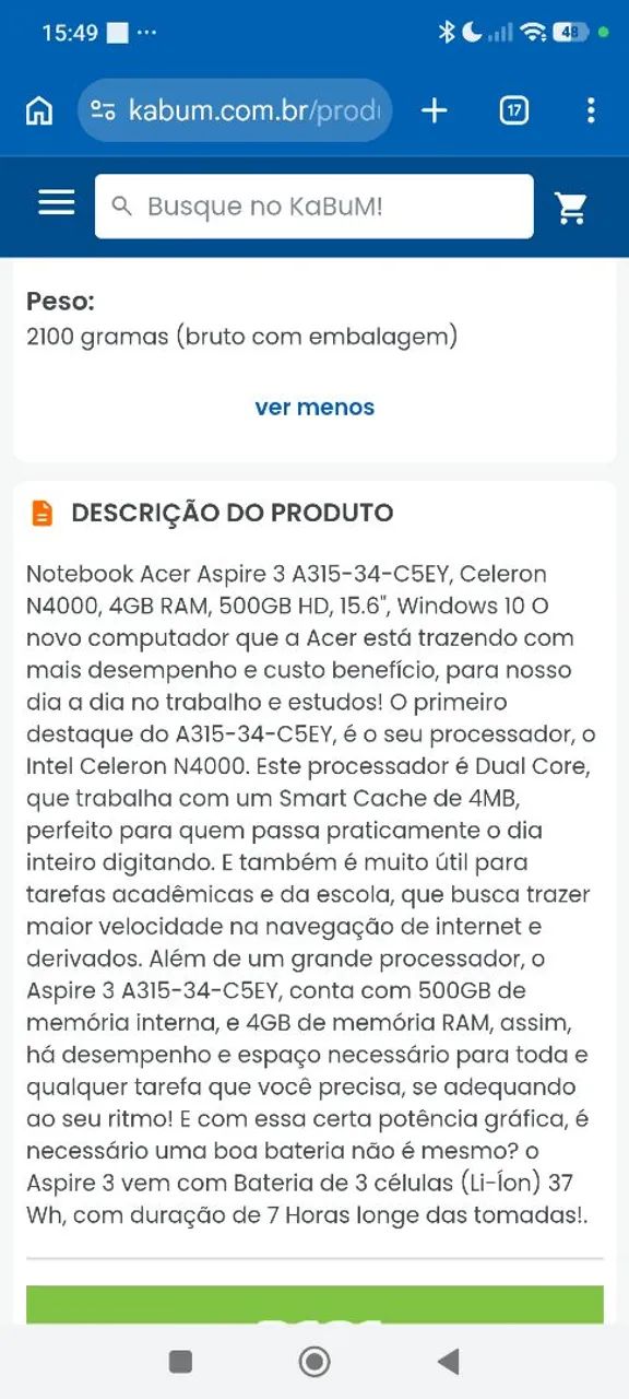 Notebook Acer Aspire - Foto 4