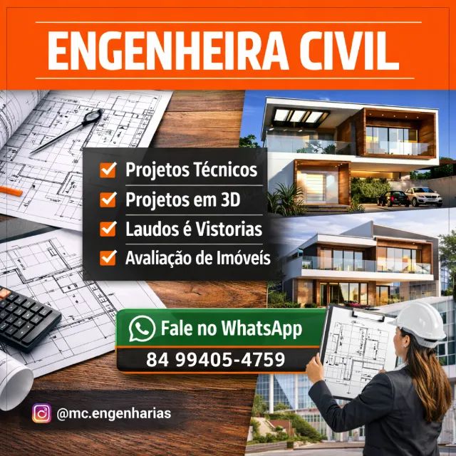 ENGENHEIRA CIVIL | PROJETOS, LAUDOS E VISTORIAS